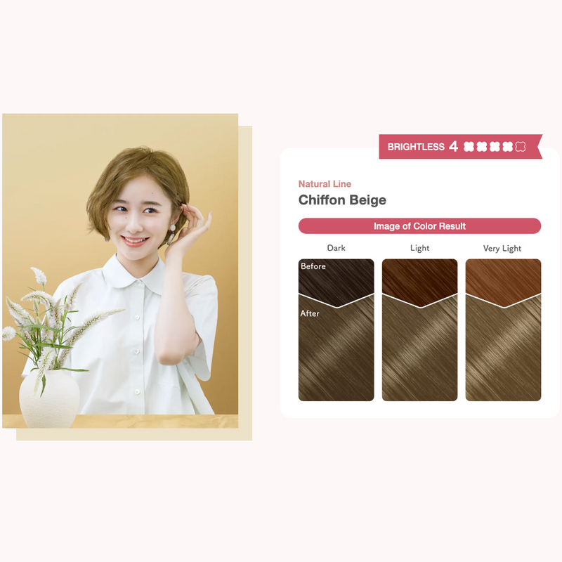 HOYU Beautylabo Whip Hair Color (Chiffon Beige) 美源 Beautylabo 摇摇慕斯染发剂 (雪纺米色) 120ml