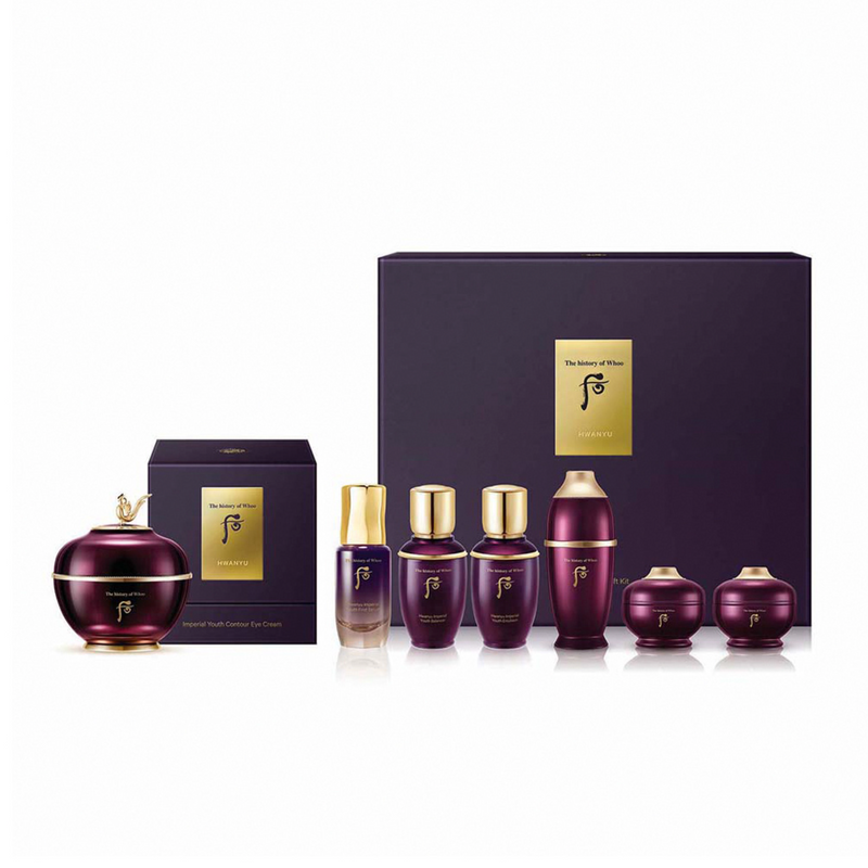 [Pre-Order] THE HISTORY OF WHOO Hwanyu Imperial Youth Contour Eye Cream Set (Gift Included) [提前预定] 韩国后 还幼眼霜套装 (附赠品)