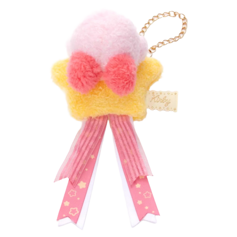 Takara Tomy Kirby Strap Warping Pink Tail Plush 日本Takara Tomy 星之卡比传送之星粉色缎带娃娃吊饰