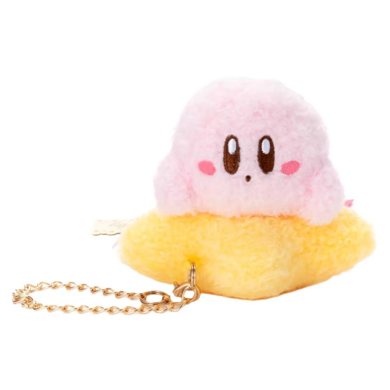 Takara Tomy Kirby Strap Warping Pink Tail Plush 日本Takara Tomy 星之卡比传送之星粉色缎带娃娃吊饰