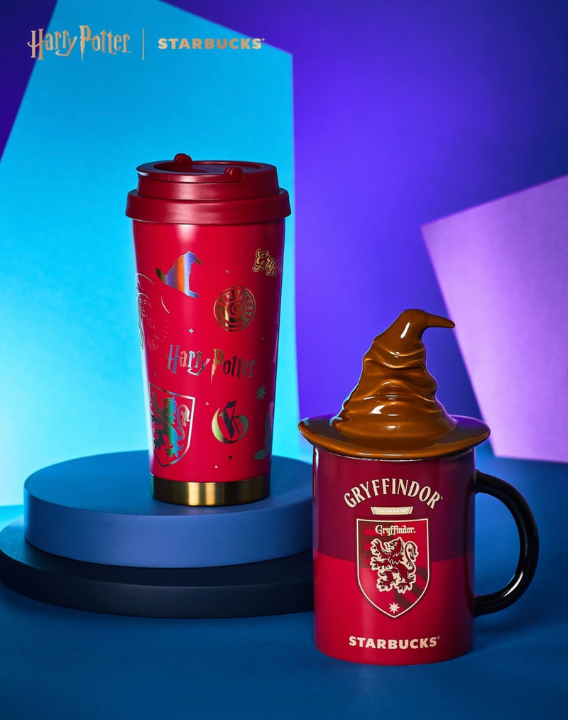 [Pre-Order] Korean SBUX HP New Year Magical Miracle Series SS Gryffin dor Elma Tumbler 473ml [预售] 韩国星巴克 哈利波特新年神奇奇迹系列 SS格兰芬多艾尔玛保温杯 473ml