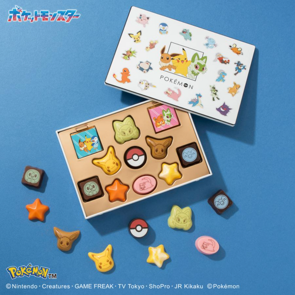 [Pre-Order] MATSUKAZEYA X Pmon Set M 11pcs/box [预售] 日本松風屋 X 宝可梦巧克力礼盒 M 11枚/盒