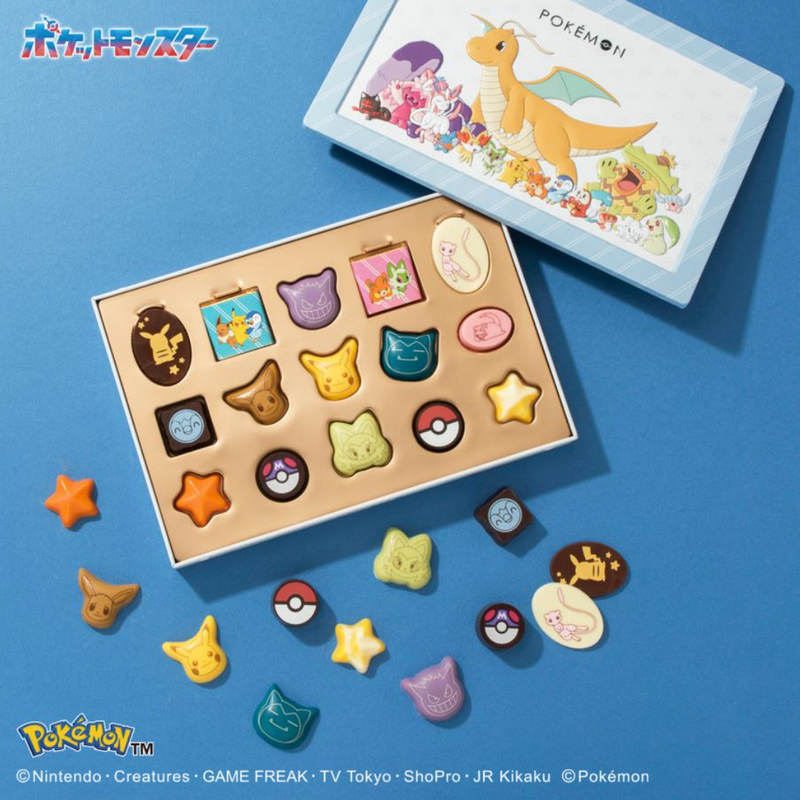 [Pre-Order] MATSUKAZEYA X Pmon Set L 15pcs/box [预售] 日本松風屋 X 宝可梦巧克力礼盒 L 15枚/盒