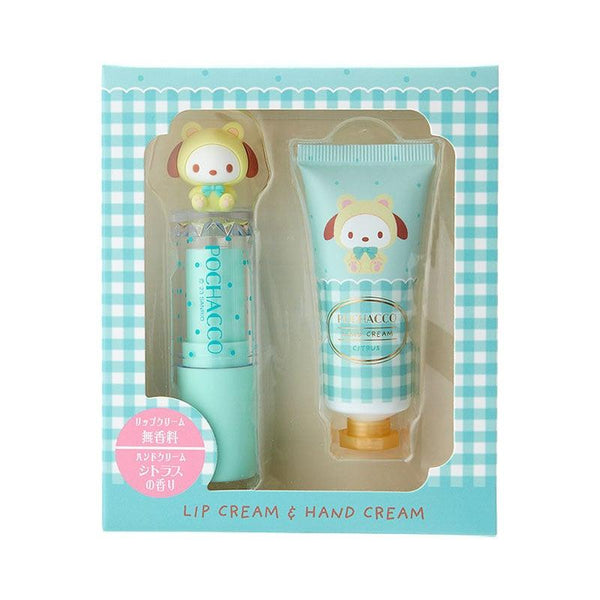 Pochacco Bear Motif Lip Cream and Hand Cream Set 三丽鸥 帕恰狗小熊系列保湿润唇膏护手霜套装
