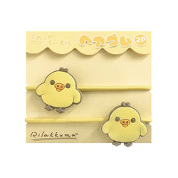 SAN-X Rilakkuma Flocky Hair Tie (Kiiroitori) 日本SAN-X 松弛熊绒毛发圈 (小黄鸡)