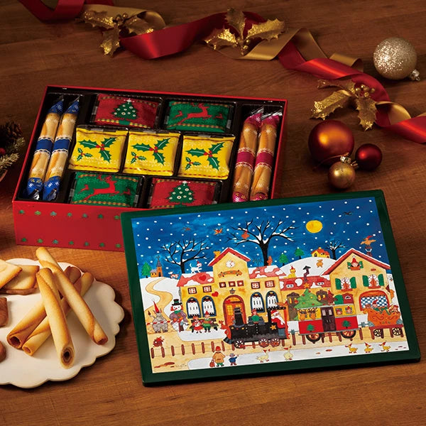 YOKU MOKU 2024 Holiday Season Assortment 46pcs/Box 日本YOKU MOKU 2024圣诞限定曲奇饼干蛋卷礼盒 46枚入