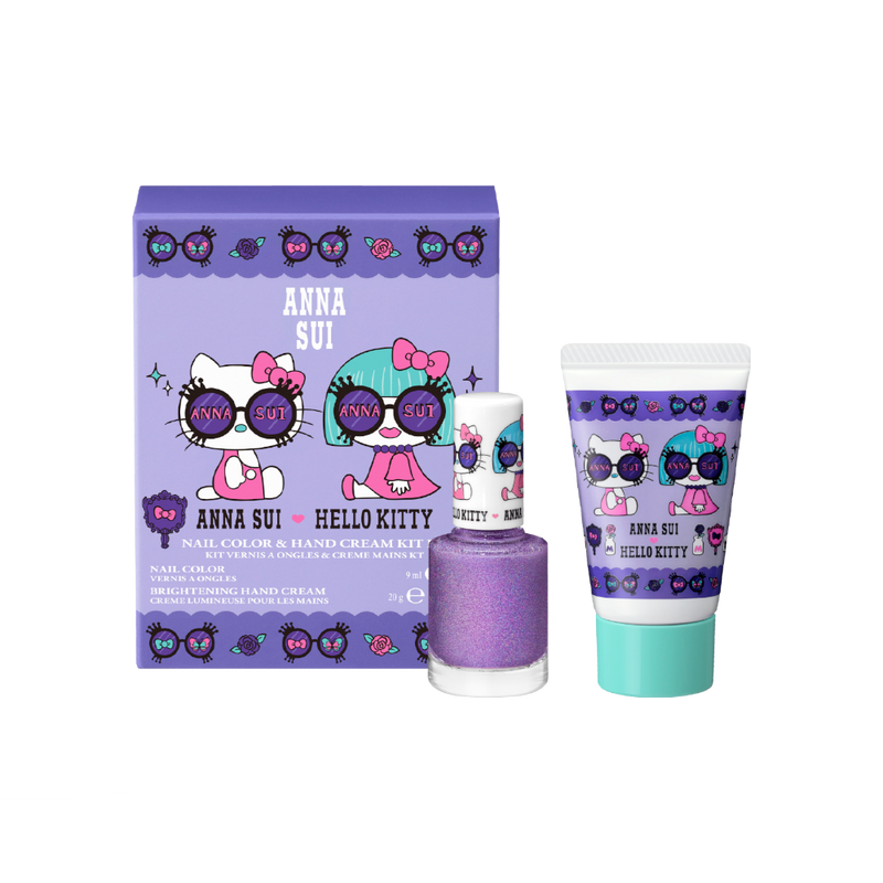 [PRE-ORDER] Anna Sui X HK Nail Color & Hand Cream Kit (01) [预售] 安娜苏 x 凯蒂猫 指甲油护手霜套装 (01)