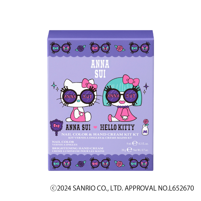 [PRE-ORDER] Anna Sui X HK Nail Color & Hand Cream Kit (01) [预售] 安娜苏 x 凯蒂猫 指甲油护手霜套装 (01)