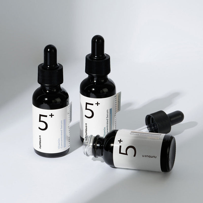 NUMBUZIN No.5+ Vitamin Concentrated Serum 潤碧之茵 No.5+ 谷胱甘肽C瑕疵橡皮擦安瓶 30ml