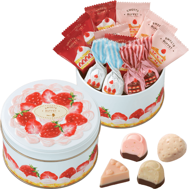 [Pre-Order] MARY’S Sweets Buffet Assorted Whole Cakes 12pcs/box [预售] 日本MARY’S 甜品自助餐情人节限定 什锦蛋糕 12枚/盒