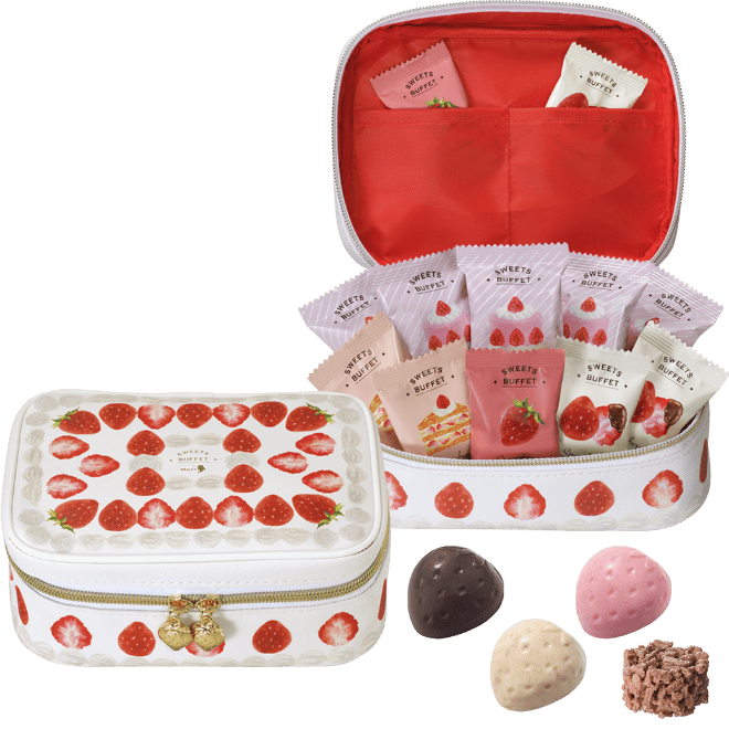 [Pre-Order] MARY’S Sweets Buffet Square Cake Pouch 10pcs/box [预售] 日本MARY’S 甜品自助餐情人节限定 方形蛋糕袋 10枚/盒