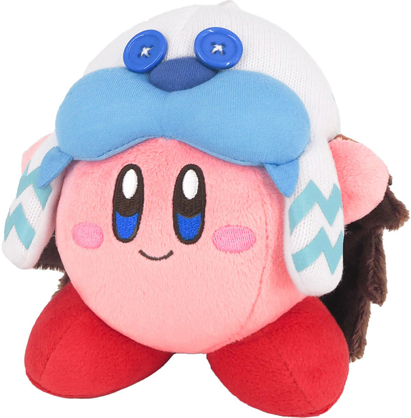 SAN-EI Kirby and the Forgotten Land Collection Frosty Ice Kirby Plush S  三英 星之卡比探索发现 冰雪卡比小公仔