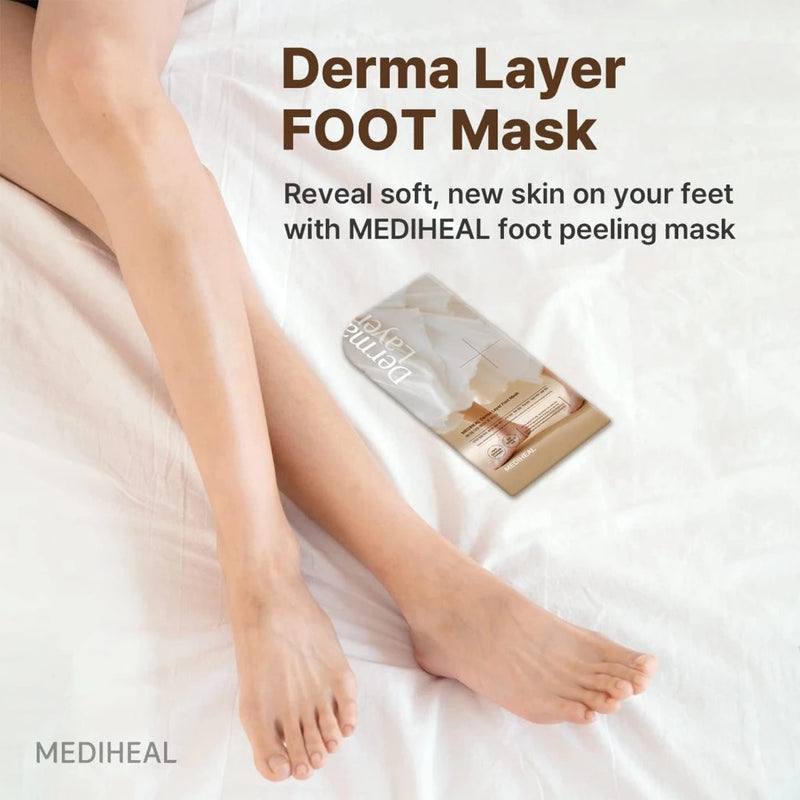 MEDIHEAL Derma Layer Foot Mask 美迪惠尔 高效特强保湿补水脚膜