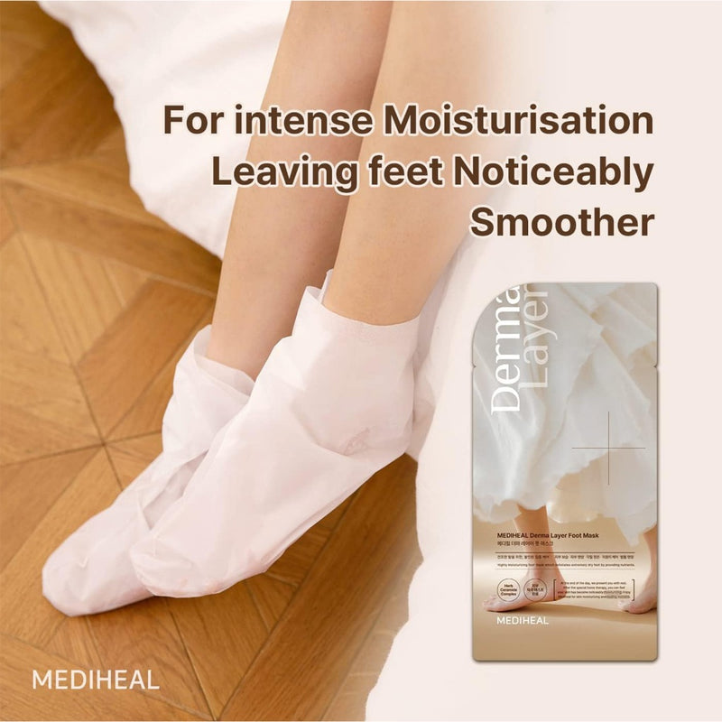 MEDIHEAL Derma Layer Foot Mask 美迪惠尔 高效特强保湿补水脚膜