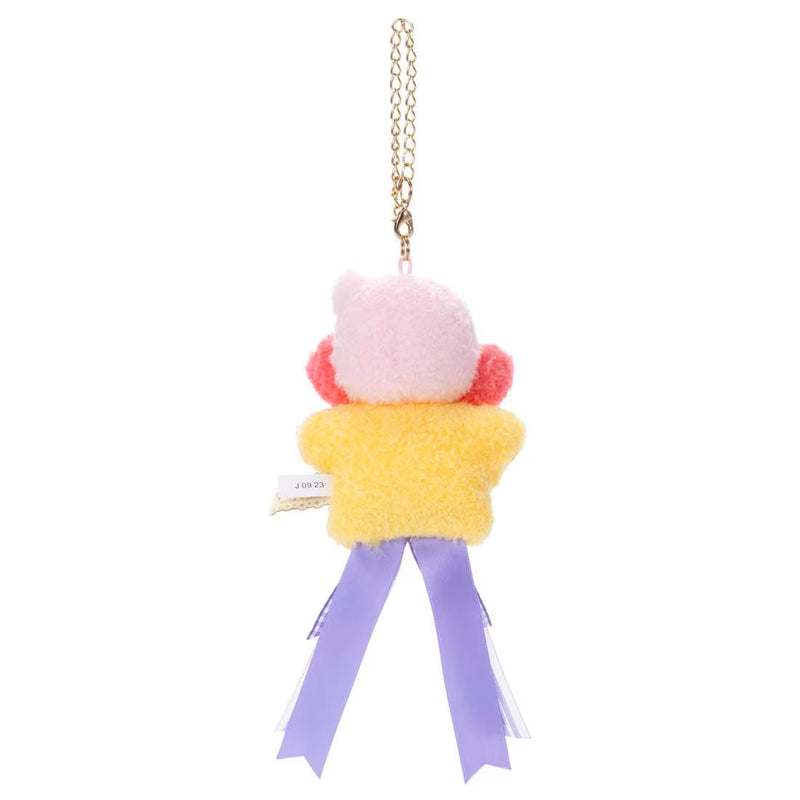 Takara Tomy Kirby Strap Warping Purple Tail Plush 日本Takara Tomy 星之卡比传送之星紫色缎带娃娃吊饰