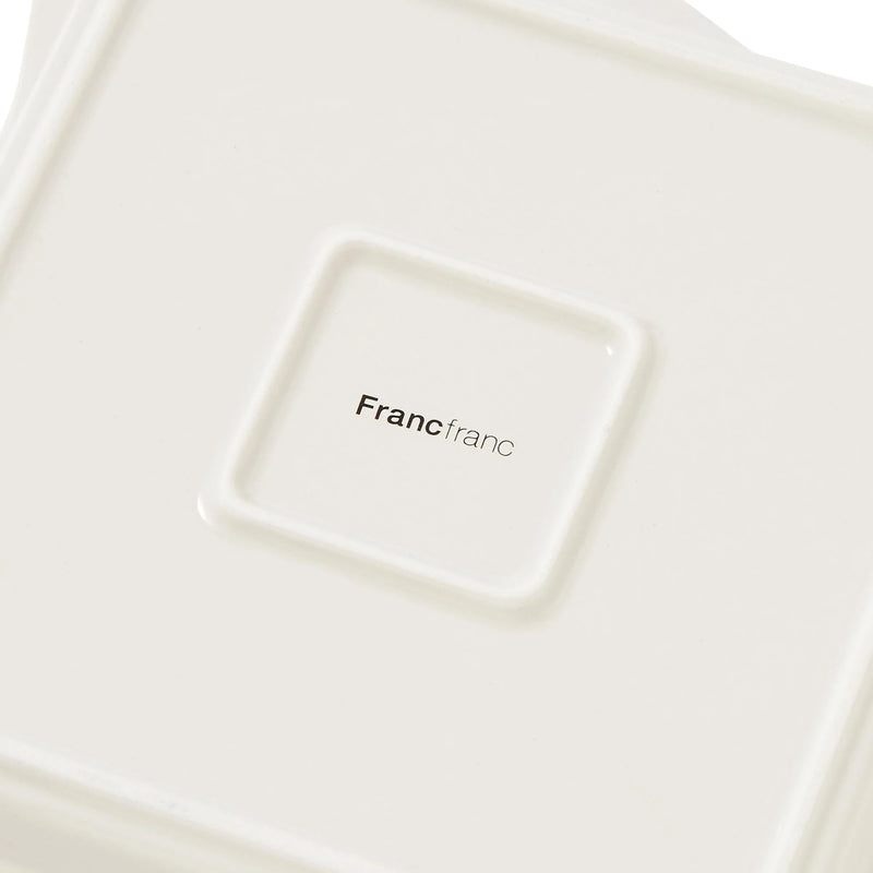 Francfranc Frill Toast Plate - Ivory 日本Francfranc陶瓷华夫饼餐盘 - 象牙色