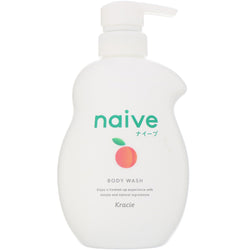 Kracie Naive Body Wash Peach  肌美精 纯植物蜜桃性润泽沐浴乳 530ml