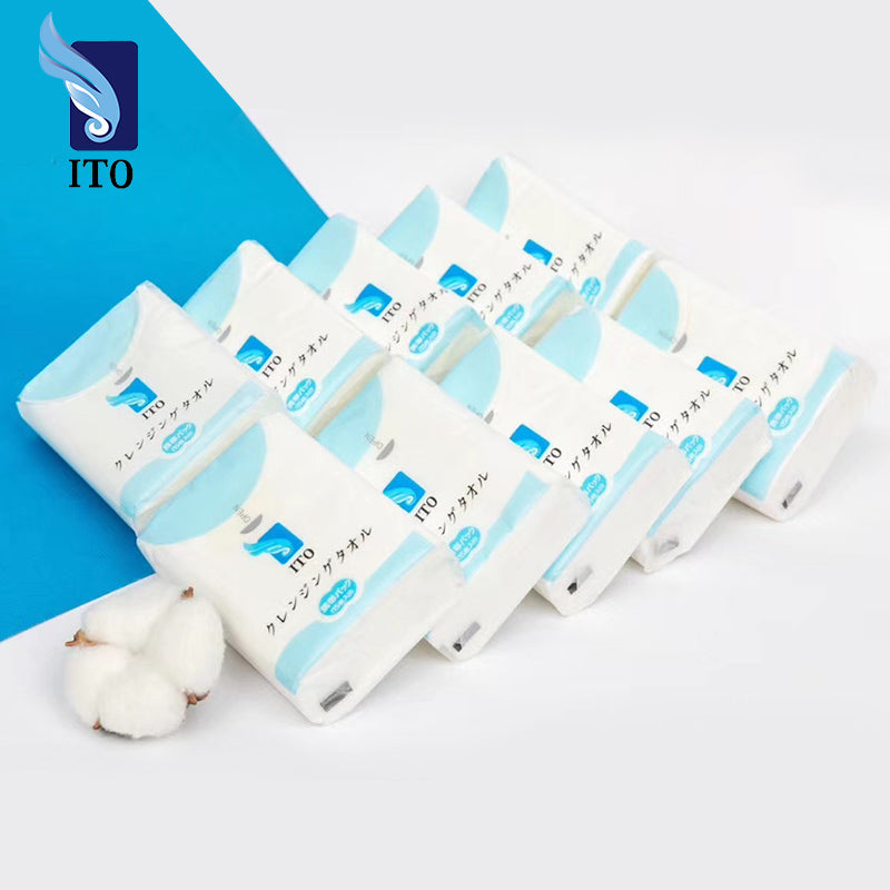 ITO Cleansing Towel Portable 10 Packs 日本ITO 珍珠棉柔一次性洗脸巾便携装 10包